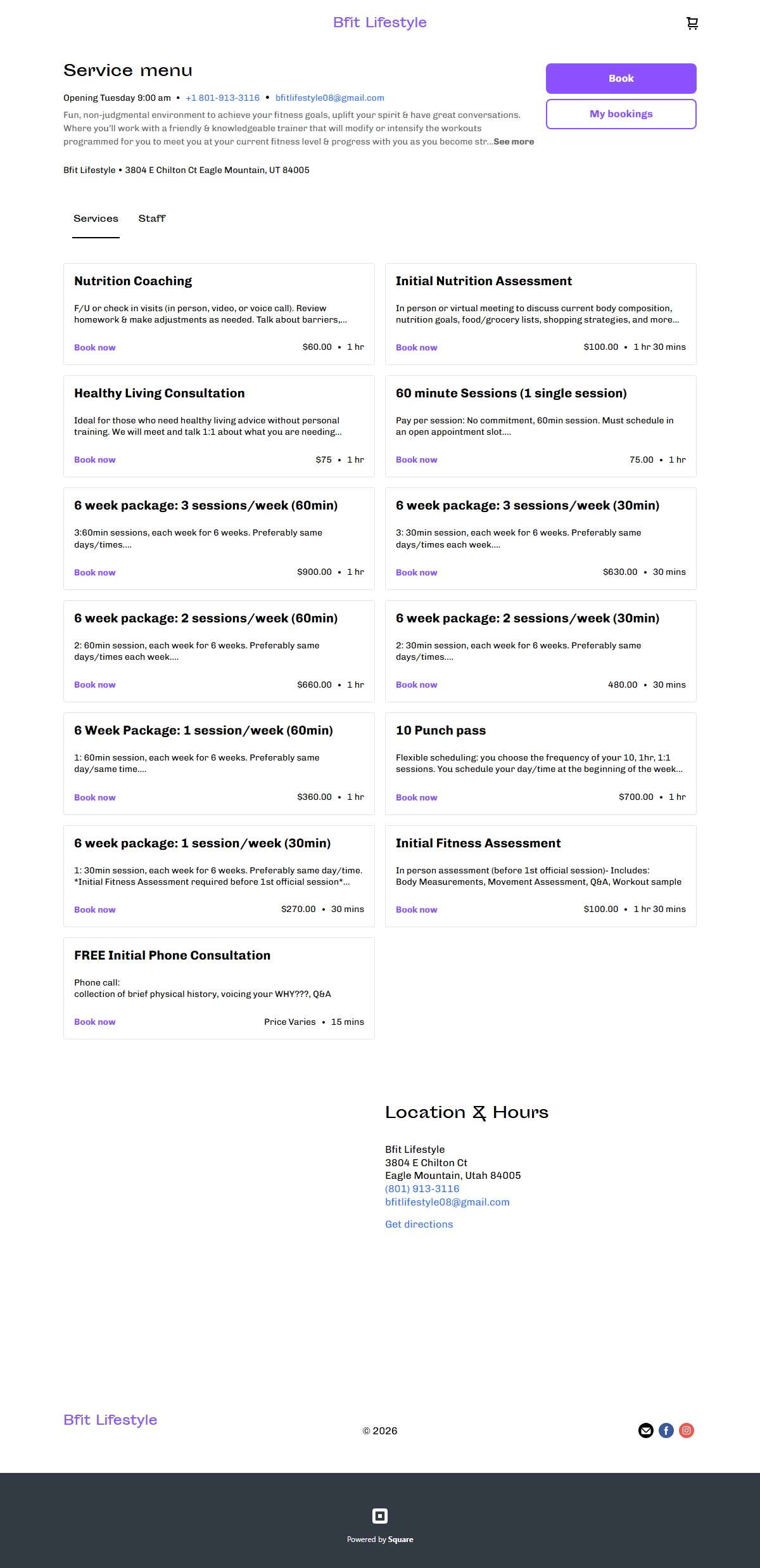 Current site